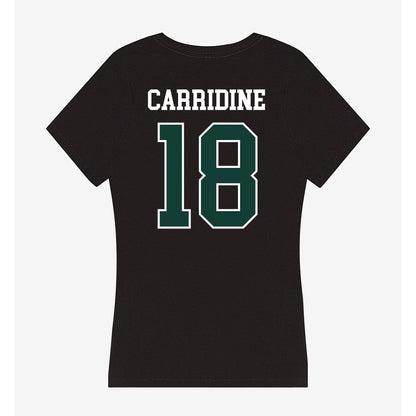 Michigan State - NCAA Football : Atticus Carridine - Women's V-Neck T-Shirt-1
