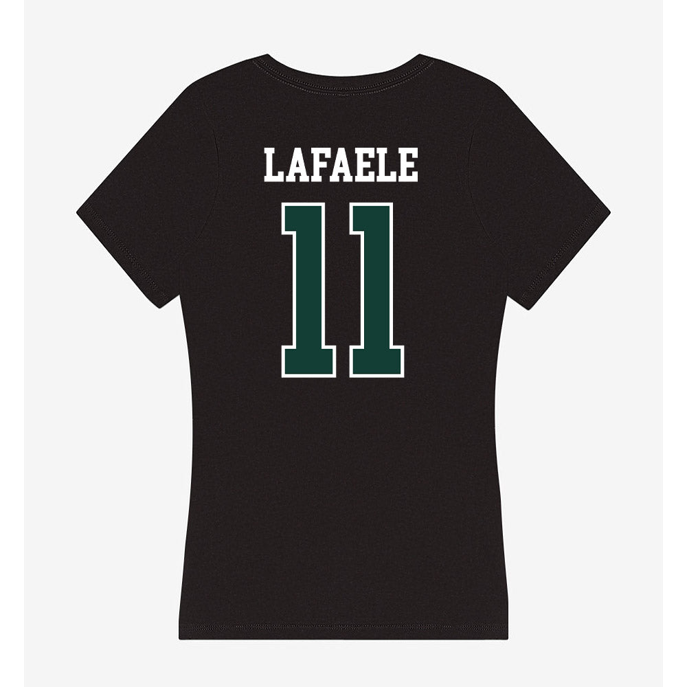 Michigan State - NCAA Football : Anelu Lafaele - Women's V-Neck T-Shirt-1
