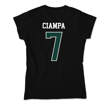 Michigan State - NCAA Women's Soccer : Aubree Ciampa - Soft Style Women’s T-Shirt-1