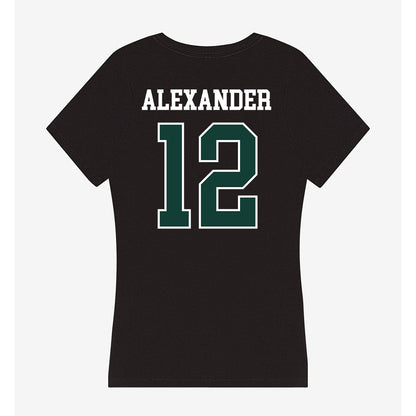 Michigan State - NCAA Women's Basketball : Isa Alexander - Women's V-Neck T-Shirt-1