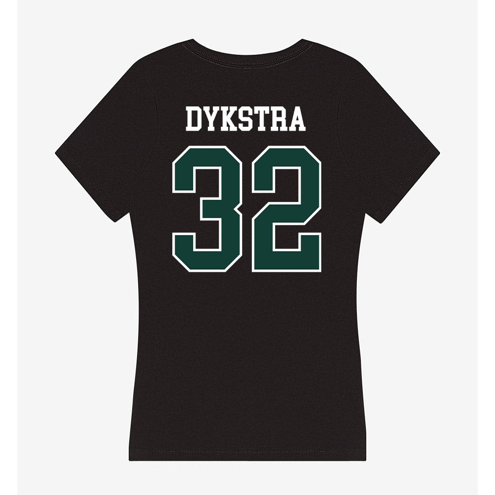 Michigan State - NCAA Women's Basketball : Marah Dykstra - Women's V-Neck T-Shirt-1