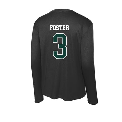 Michigan State - NCAA Football : Montorie Foster - Activewear Long Sleeve T-Shirt-1