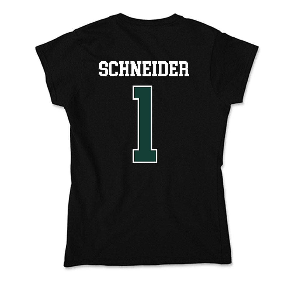 Michigan State - NCAA Women's Volleyball : Lia Schneider - Soft Style Women’s T-Shirt-1