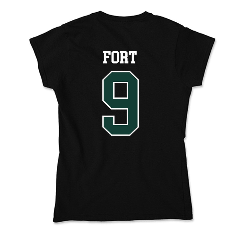 Michigan State - NCAA Men's Basketball : Trey Fort - Soft Style Women’s T-Shirt-1