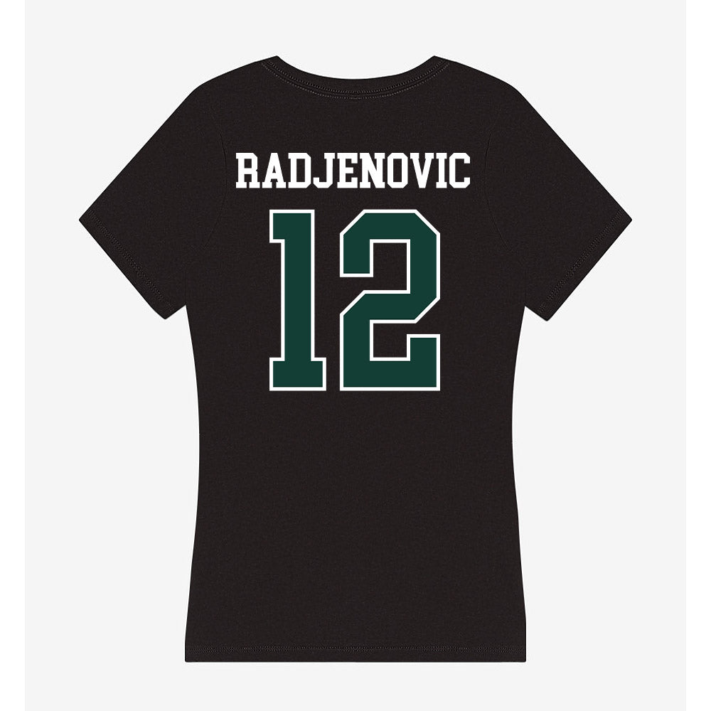 Michigan State - NCAA Men's Tennis : Vuk Radjenovic - Women's V-Neck T-Shirt-1
