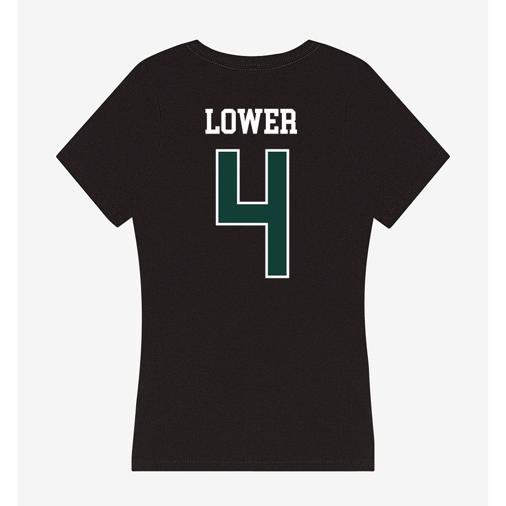 Michigan State - NCAA Softball : Natalie Lower - Women's V-Neck T-Shirt-1