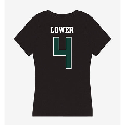 Michigan State - NCAA Softball : Natalie Lower - Women's V-Neck T-Shirt-1