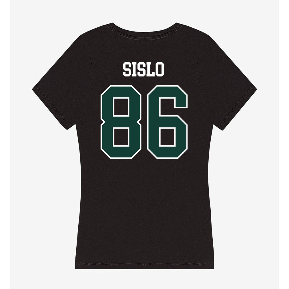 Michigan State - NCAA Football : Blake Sislo - Women's V-Neck T-Shirt-1