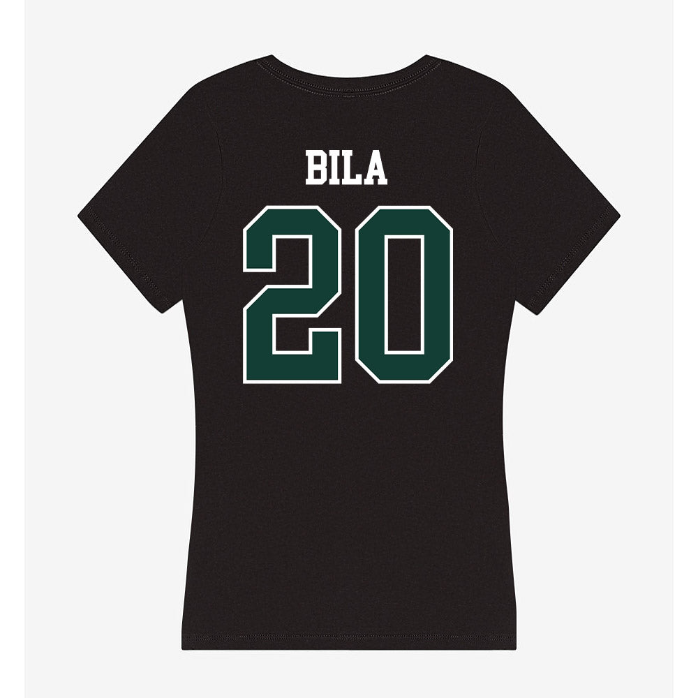 Michigan State - NCAA Softball : Hailey Bila - Women's V-Neck T-Shirt-1
