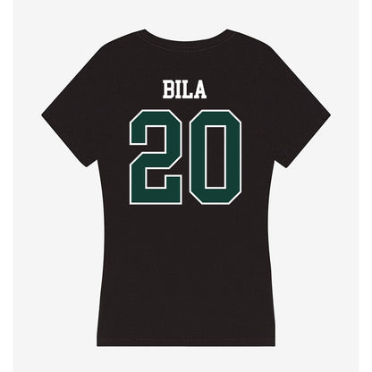 Michigan State - NCAA Softball : Hailey Bila - Women's V-Neck T-Shirt-1