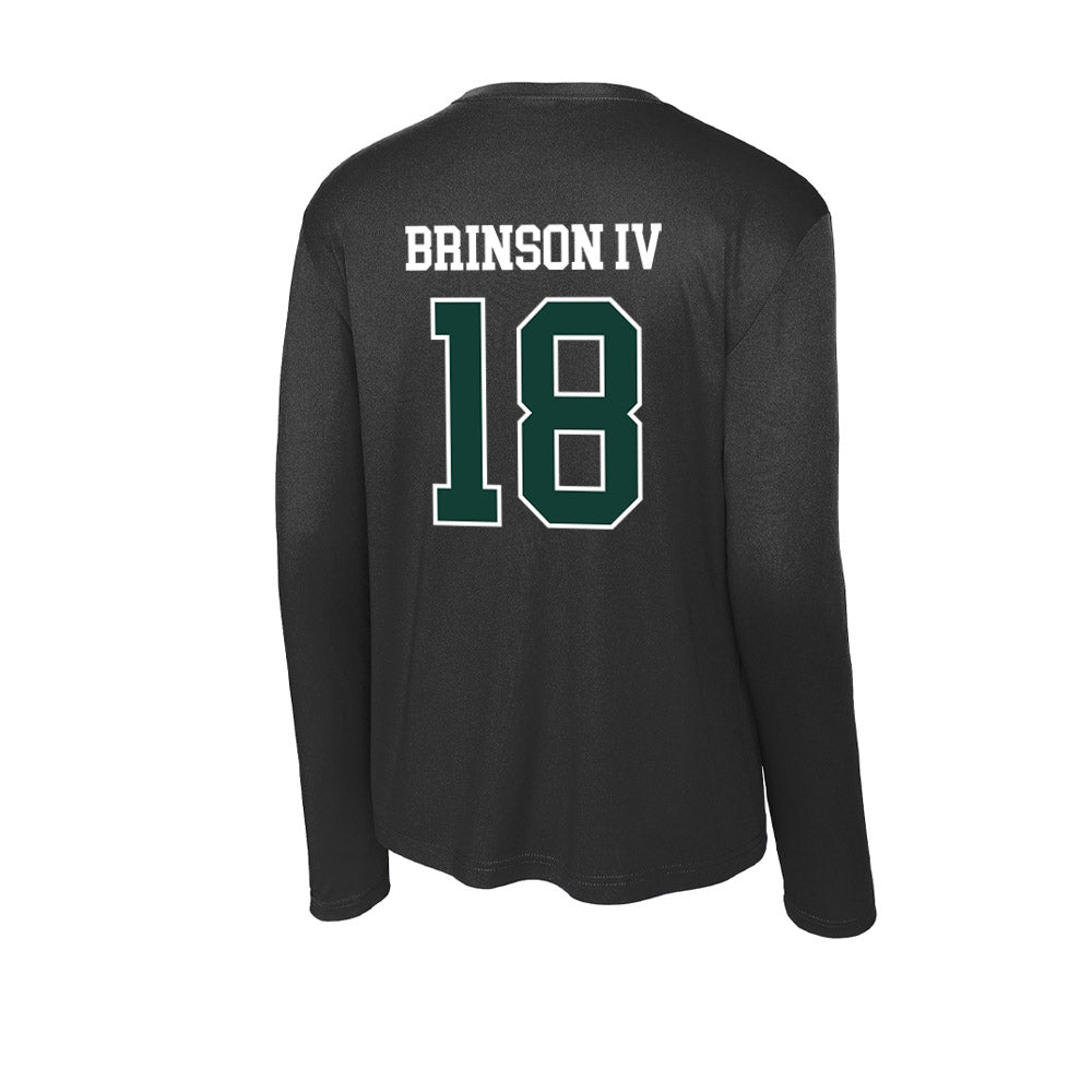 Michigan State - NCAA Football : Andrew Brinson IV - Activewear Long Sleeve T-Shirt-1