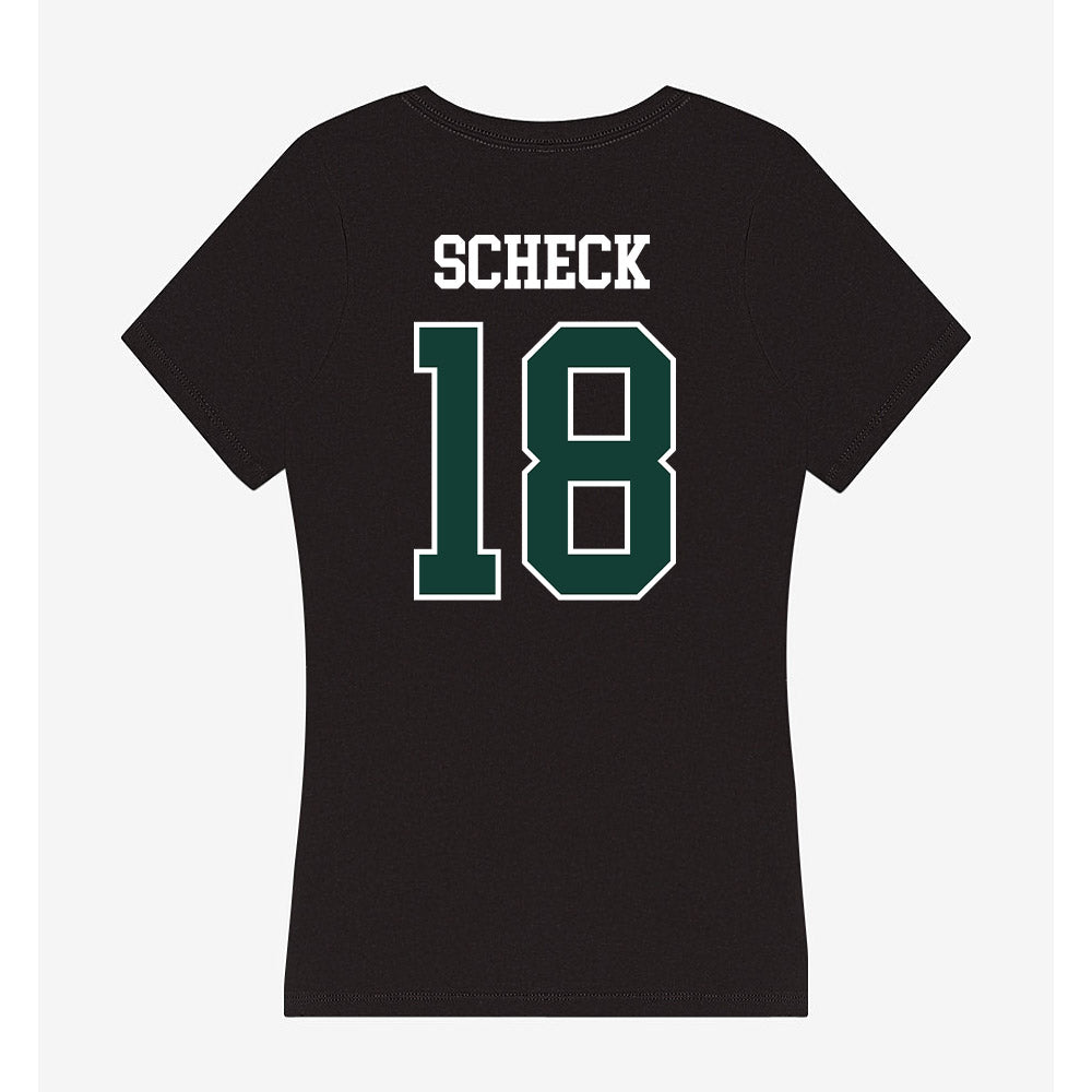 Michigan State - NCAA Women's Volleyball : Breccan Scheck - Women's V-Neck T-Shirt-1