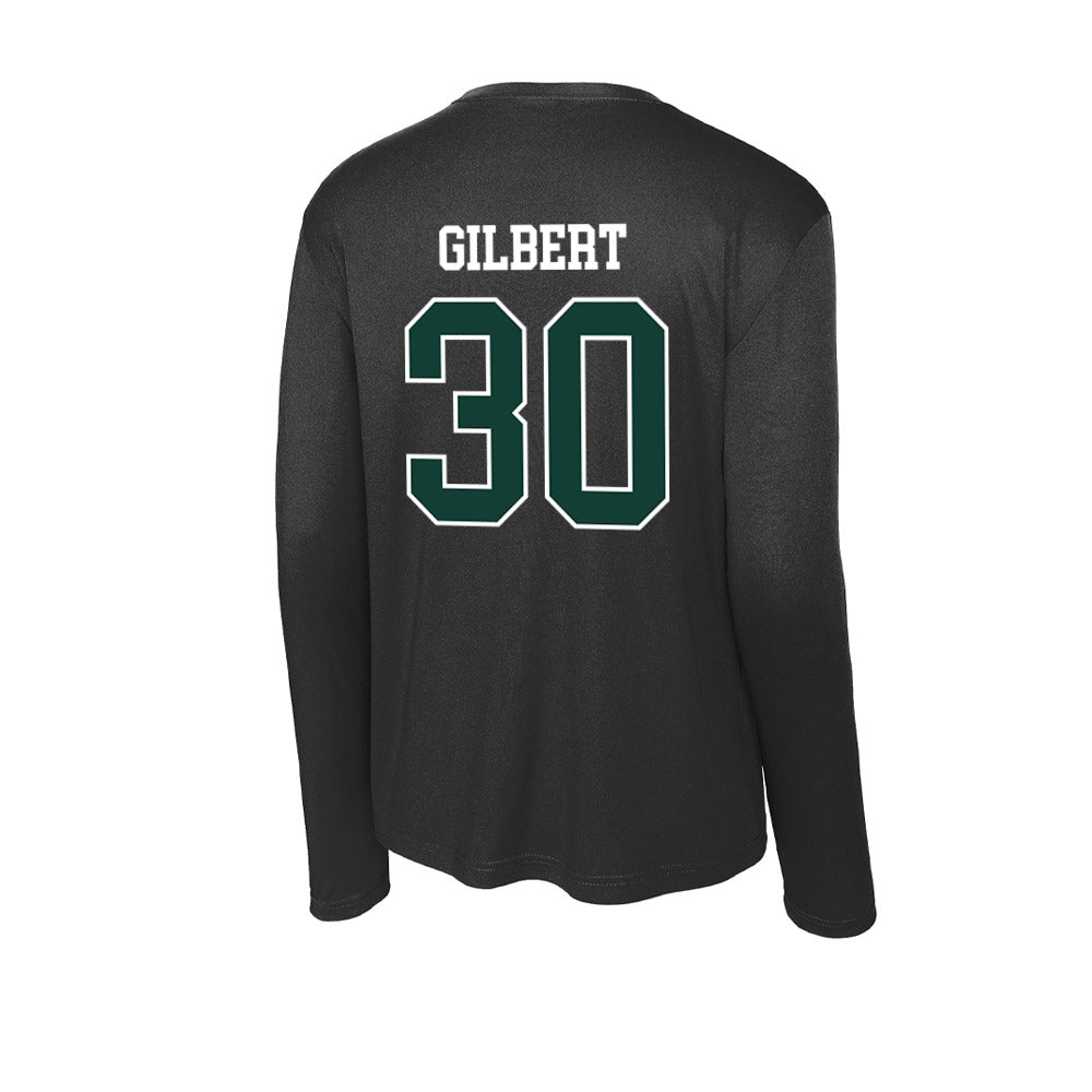 Michigan State - NCAA Men's Ice Hockey : Dolan Gilbert - Activewear Long Sleeve T-Shirt-1