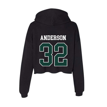 Michigan State - NCAA Men's Soccer : David Anderson - Women's Crop Fleece Hoodie-1