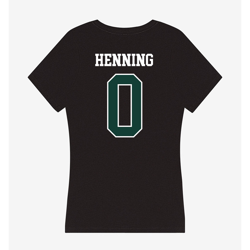 Michigan State - NCAA Women's Soccer : Noelle Henning - Women's V-Neck T-Shirt-1