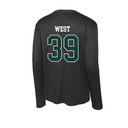 Michigan State - NCAA Football : Elisha West - Activewear Long Sleeve T-Shirt-1