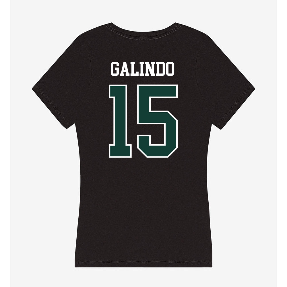 Michigan State - NCAA Softball : Alyssa Galindo - Women's V-Neck T-Shirt-1
