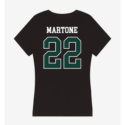 Michigan State - NCAA Men's Ice Hockey : Porter Martone - Women's V-Neck T-Shirt-1