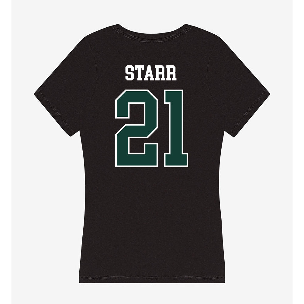 Michigan State - NCAA Softball : Alex Starr - Women's V-Neck T-Shirt-1
