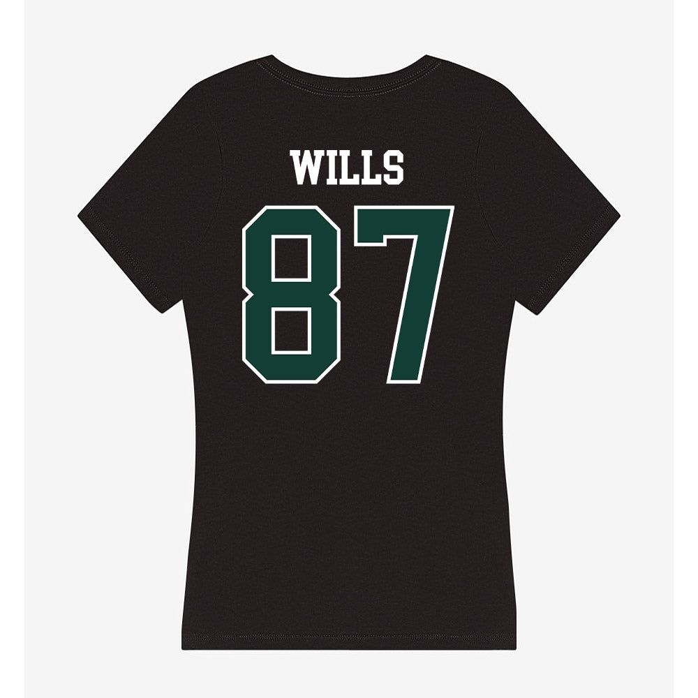Michigan State - NCAA Football : Jack Wills - Women's V-Neck T-Shirt-1