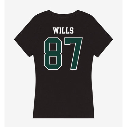 Michigan State - NCAA Football : Jack Wills - Women's V-Neck T-Shirt-1