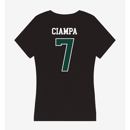 Michigan State - NCAA Women's Soccer : Aubree Ciampa - Women's V-Neck T-Shirt-1