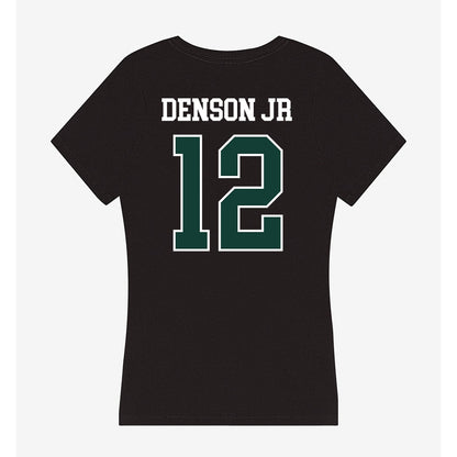 Michigan State - NCAA Football : Justin Denson Jr - Women's V-Neck T-Shirt-1