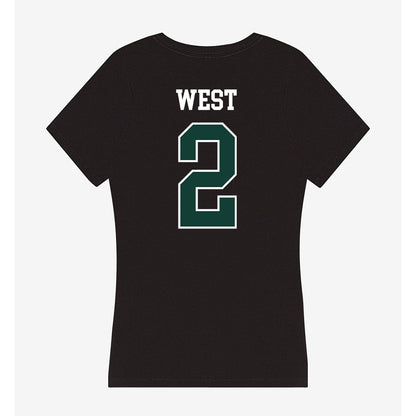 Michigan State - NCAA Football : Aydan West - Women's V-Neck T-Shirt-1
