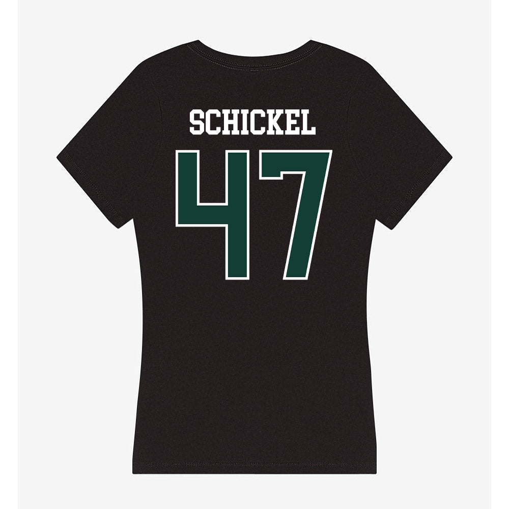 Michigan State - NCAA Football : Kaden Schickel - Women's V-Neck T-Shirt-1