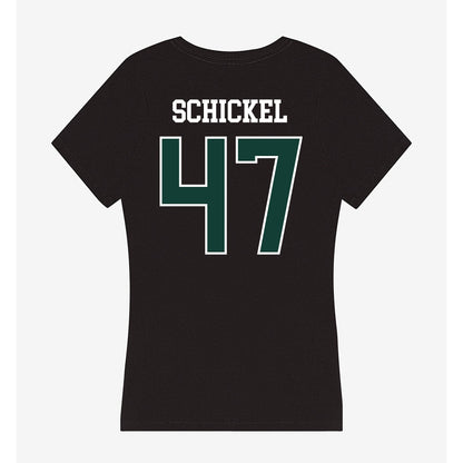 Michigan State - NCAA Football : Kaden Schickel - Women's V-Neck T-Shirt-1