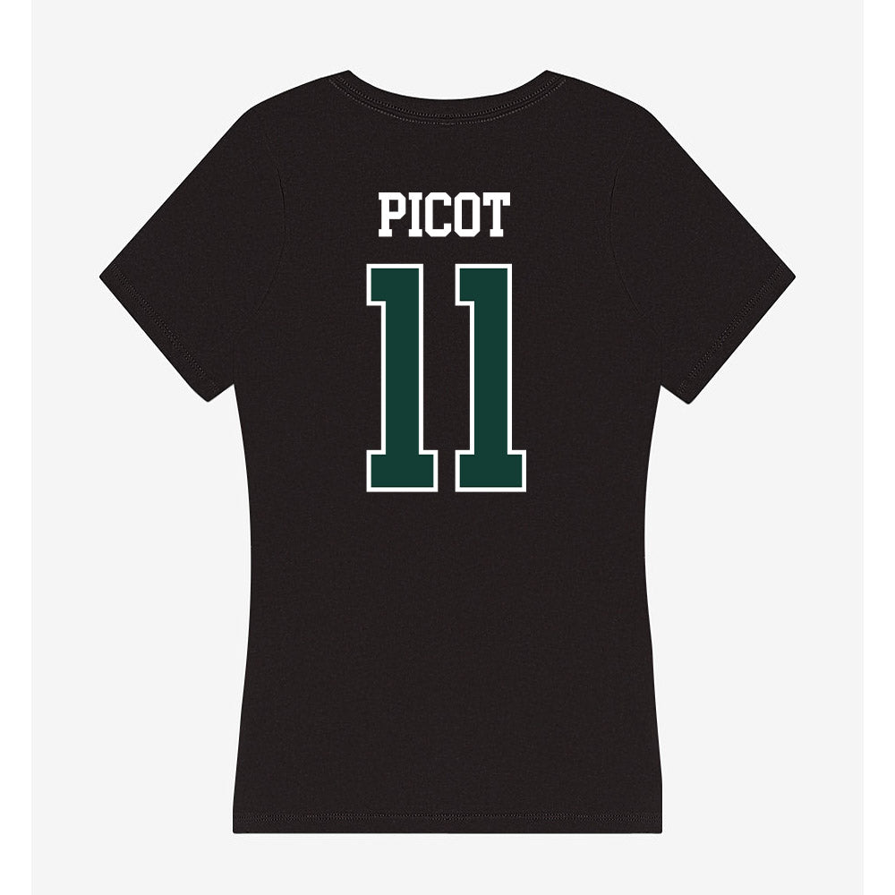 Michigan State - NCAA Baseball : Parker Picot - Women's V-Neck T-Shirt-1