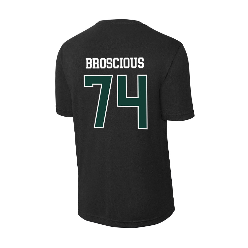 Michigan State - NCAA Football : Gavin Broscious - Activewear T-Shirt-1
