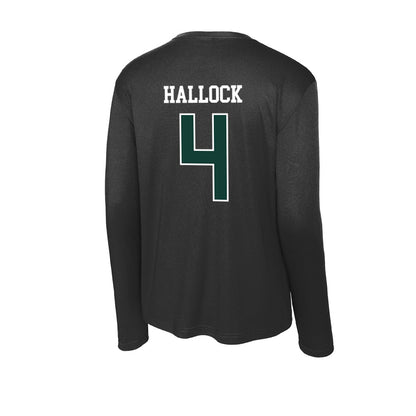 Michigan State - NCAA Women's Basketball : Theryn Hallock - Activewear Long Sleeve T-Shirt-1