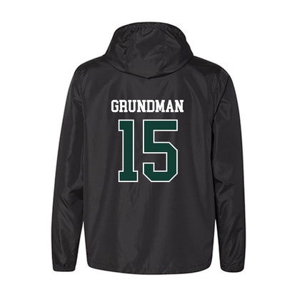 Michigan State - NCAA Baseball : Gannon Grundman - Windbreaker-1