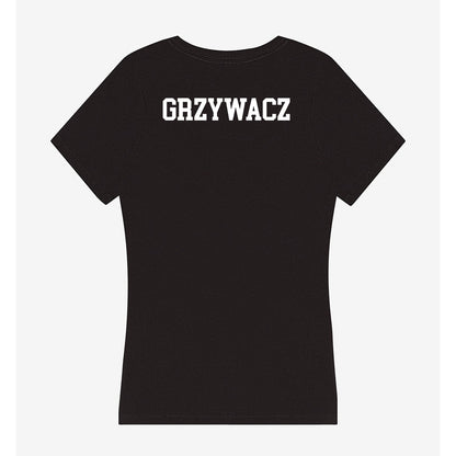 Michigan State - NCAA Women's Rowing : Megan Grzywacz - Women's V-Neck T-Shirt-1