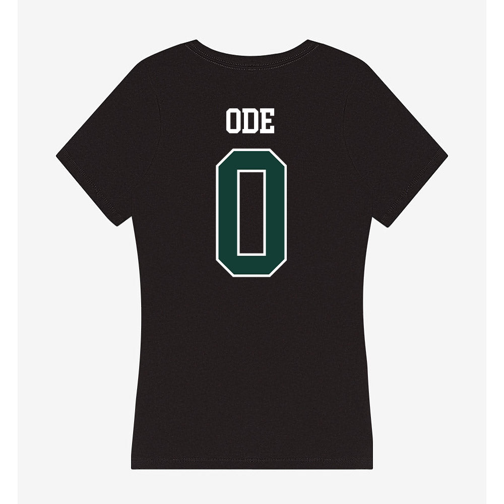 Michigan State - NCAA Women's Basketball : Jordan Ode - Women's V-Neck T-Shirt-1