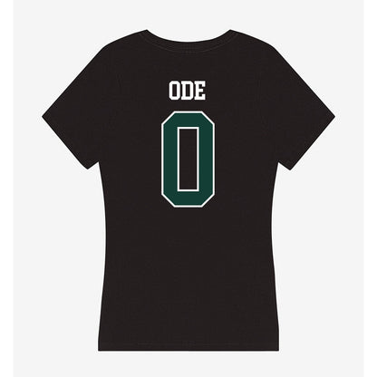 Michigan State - NCAA Women's Basketball : Jordan Ode - Women's V-Neck T-Shirt-1