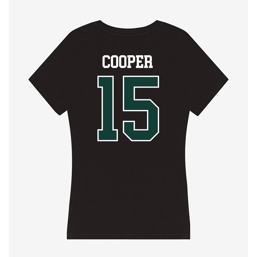 Michigan State - NCAA Men's Basketball : Carson Cooper - Women's V-Neck T-Shirt-1