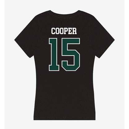 Michigan State - NCAA Men's Basketball : Carson Cooper - Women's V-Neck T-Shirt-1
