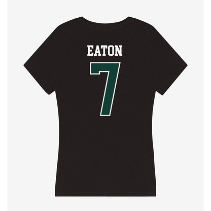 Michigan State - NCAA Football : Joshua Eaton - Women's V-Neck T-Shirt-1