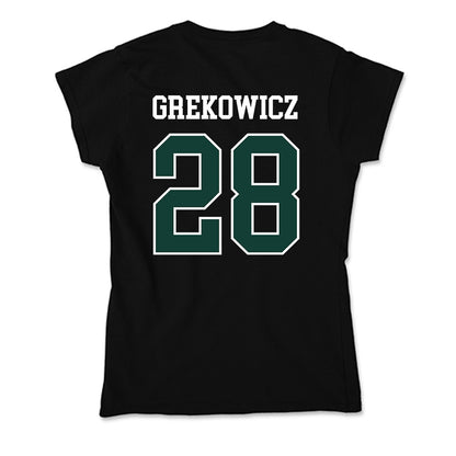 Michigan State - NCAA Men's Soccer : Jake Grekowicz - Soft Style Women’s T-Shirt-1