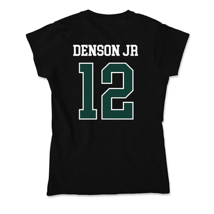 Michigan State - NCAA Football : Justin Denson Jr - Soft Style Women’s T-Shirt-1