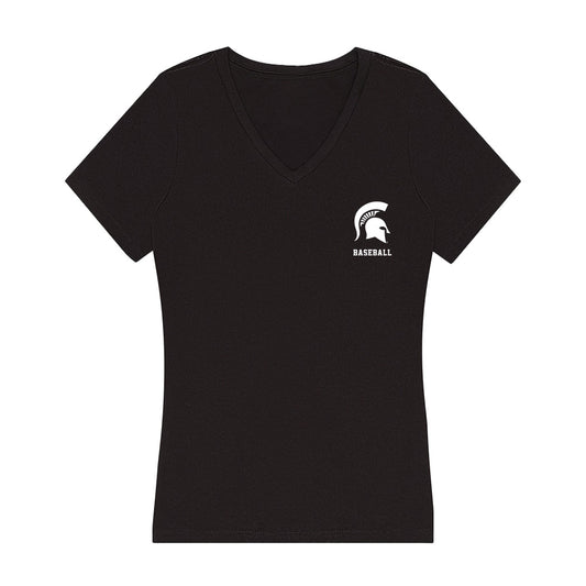 Michigan State - NCAA Baseball : Josh Klug - Women's V-Neck T-Shirt-0