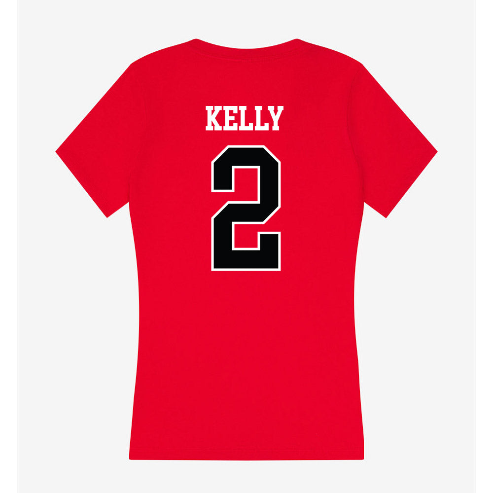 Rutgers - NCAA Men's Lacrosse : Colin Kelly - Women's V-Neck T-Shirt-1