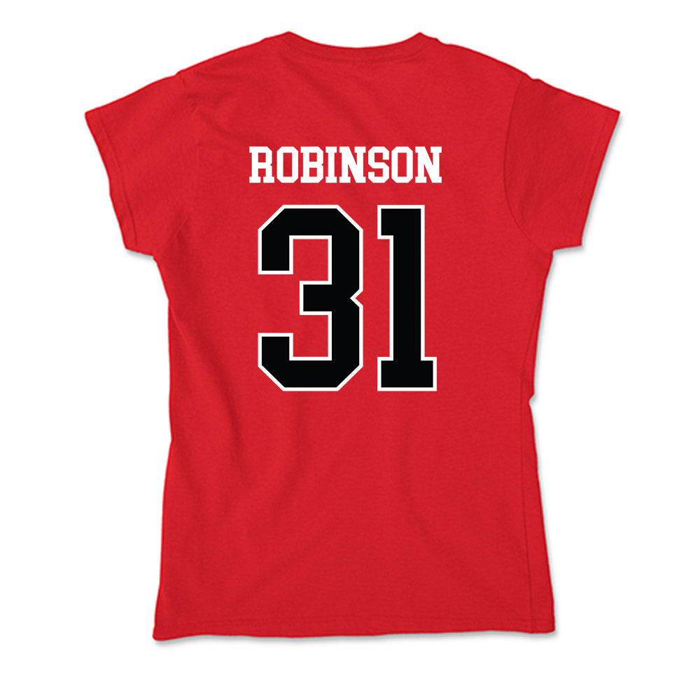Rutgers - NCAA Football : Michael Robinson - Soft Style Women’s T-Shirt-1