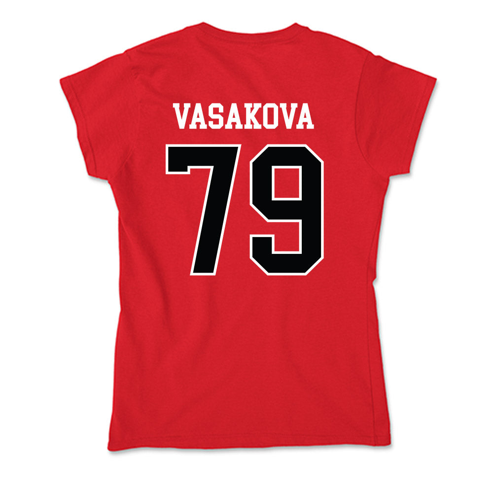 Rutgers - NCAA Women's Soccer : Adela Vasakova - Soft Style Women’s T-Shirt-1