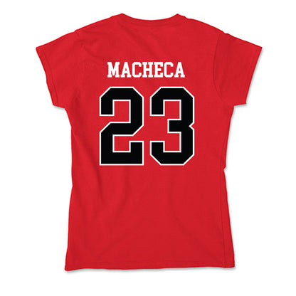 Rutgers - NCAA Men's Lacrosse : Andrew Macheca - Soft Style Women’s T-Shirt-1