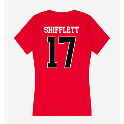 Rutgers - NCAA Softball : Brooke Shifflett - Women's V-Neck T-Shirt-1