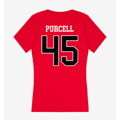 Rutgers - NCAA Football : Shawn Purcell - Women's V-Neck T-Shirt-1
