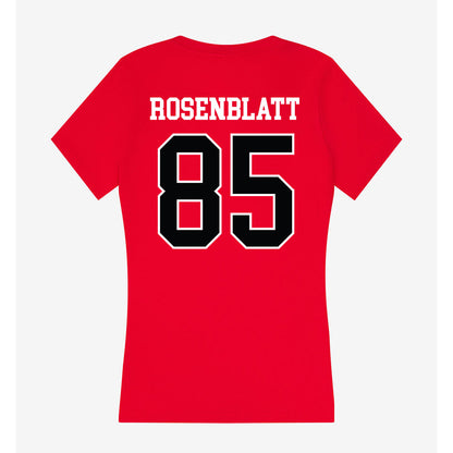 Rutgers - NCAA Football : Ben Rosenblatt - Women's V-Neck T-Shirt-1